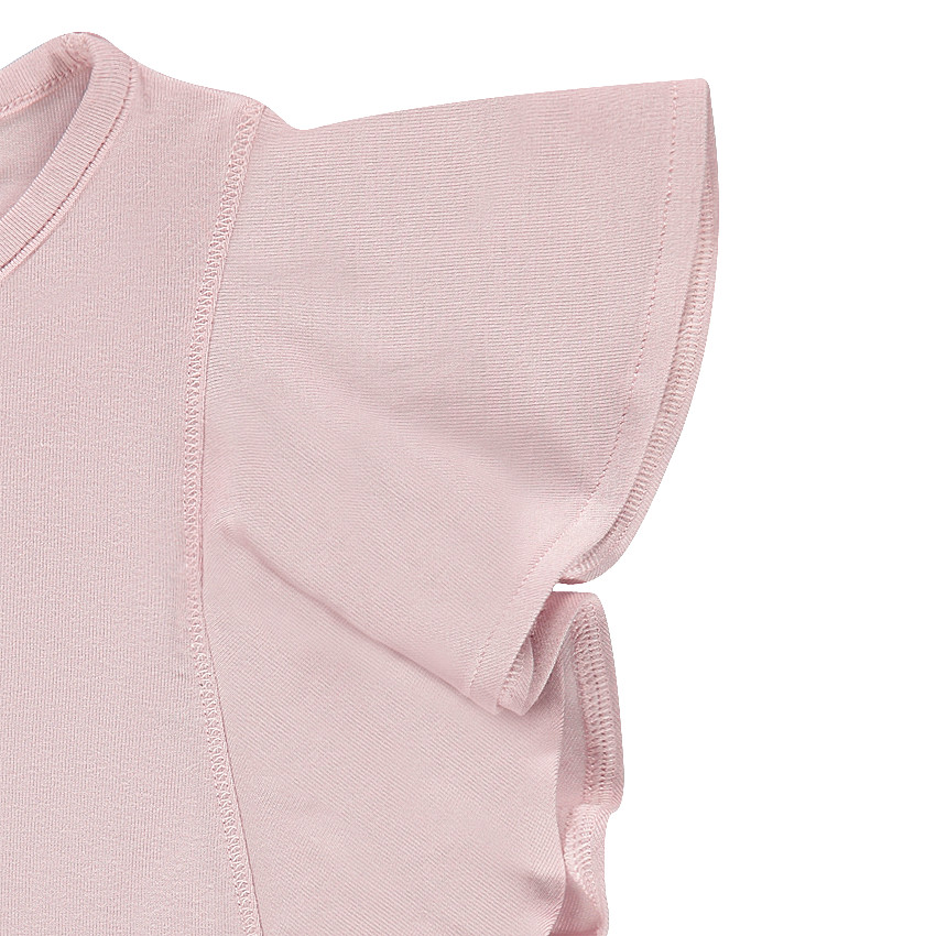 Tunique manches courtes volantée avec princesse printée 