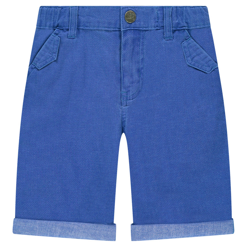 Bermuda surteint en coton fantaisie 