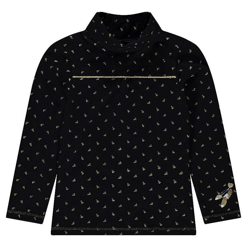 Sous-pull col roulé avec all-over glitter 