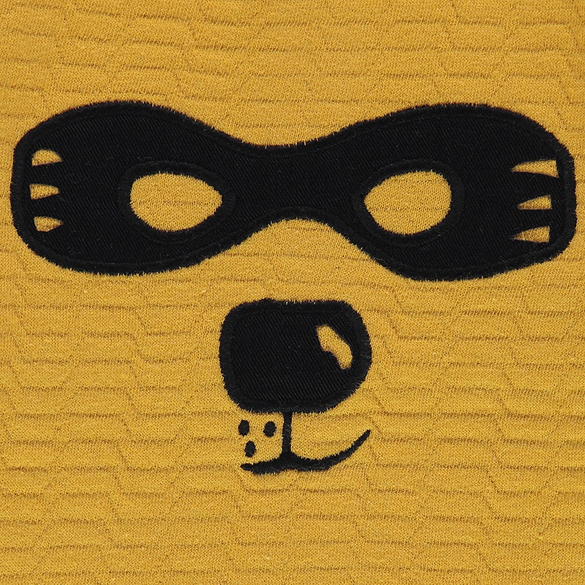 Sweat en molleton fantaisie avec motif printé 