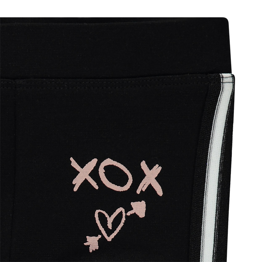 Fuseau en milano avec bandes contrastées et print 