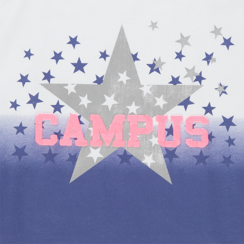 Junior - Débardeur effet tie and dye avec print étoiles  