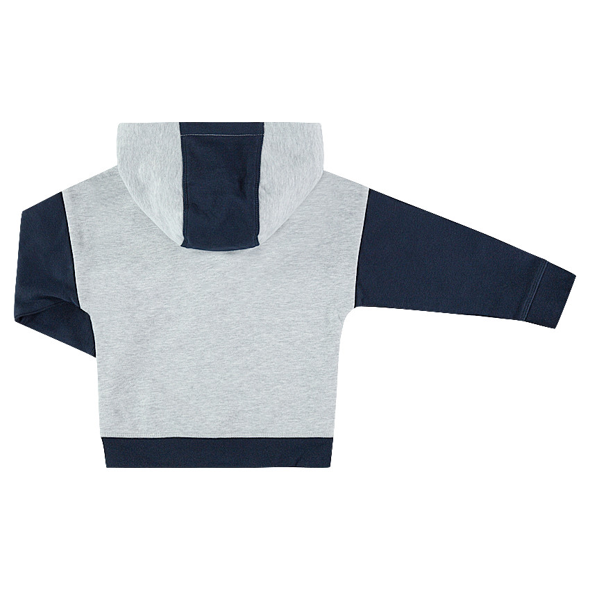 Gilet à capuche en molleton avec textes printés 