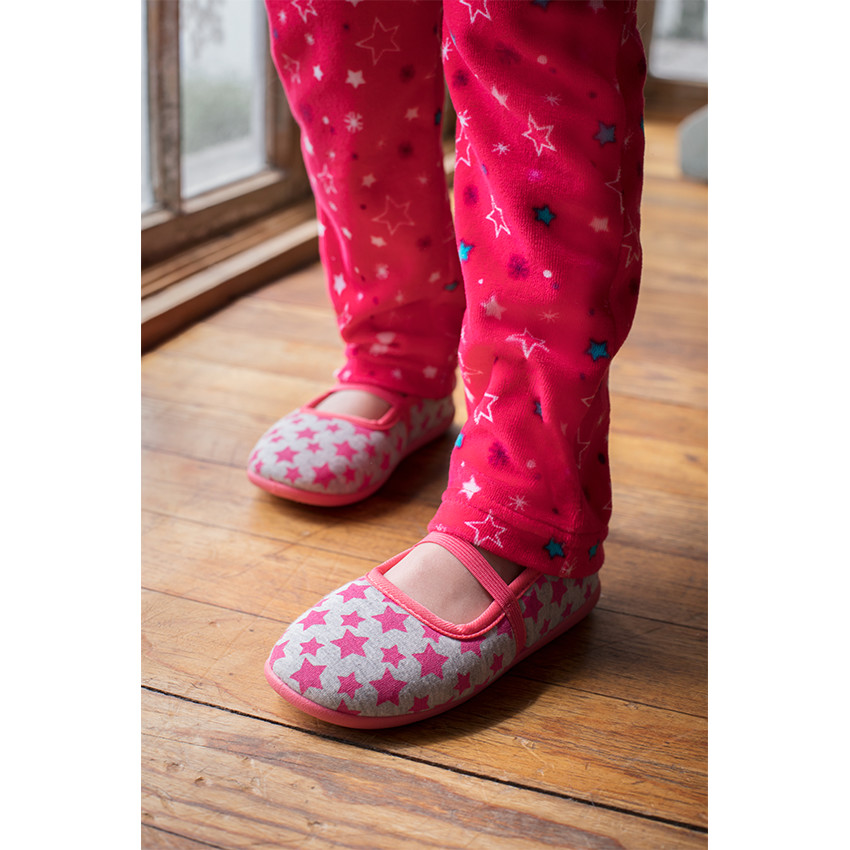 Chaussons babies imprimés étoiles du 24 au 27 