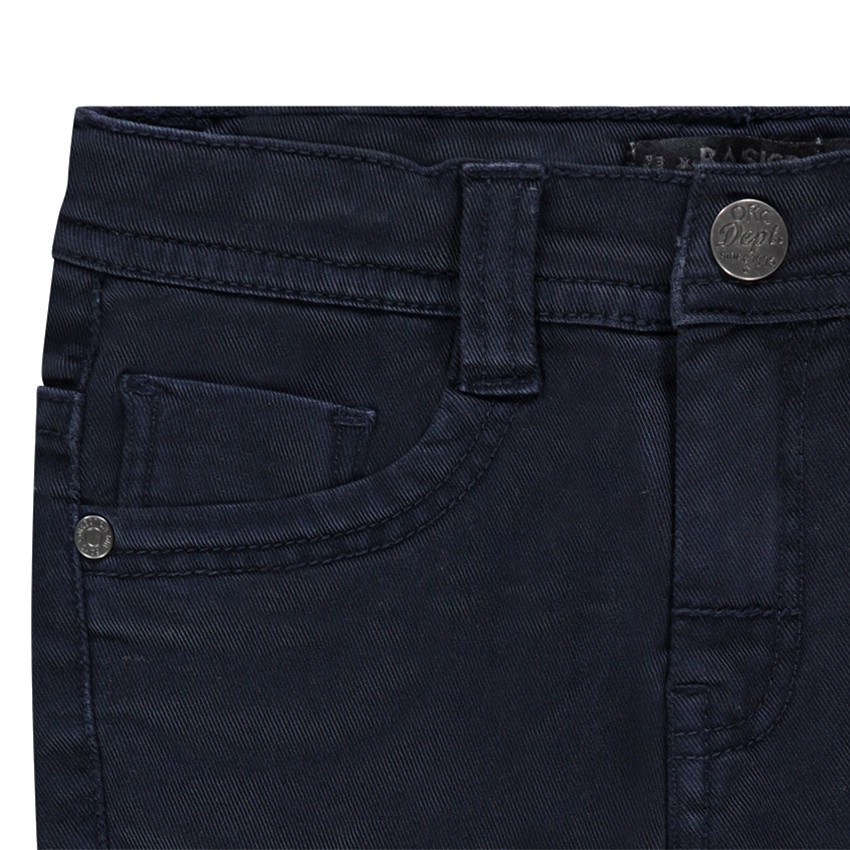 Pantalon en toile coupe slim 