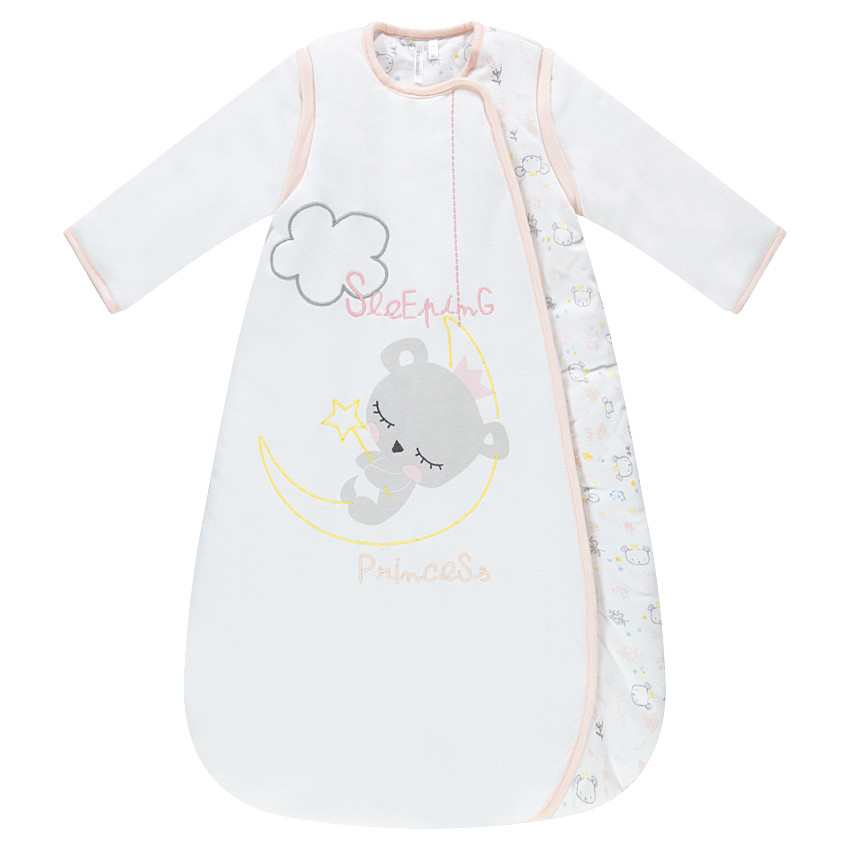 Turbulette en popeline de coton à manches amovibles avec koalas printés 