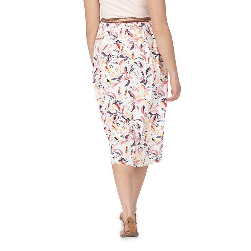 Jupe longue de grossesse à imprimé végétal all-over 