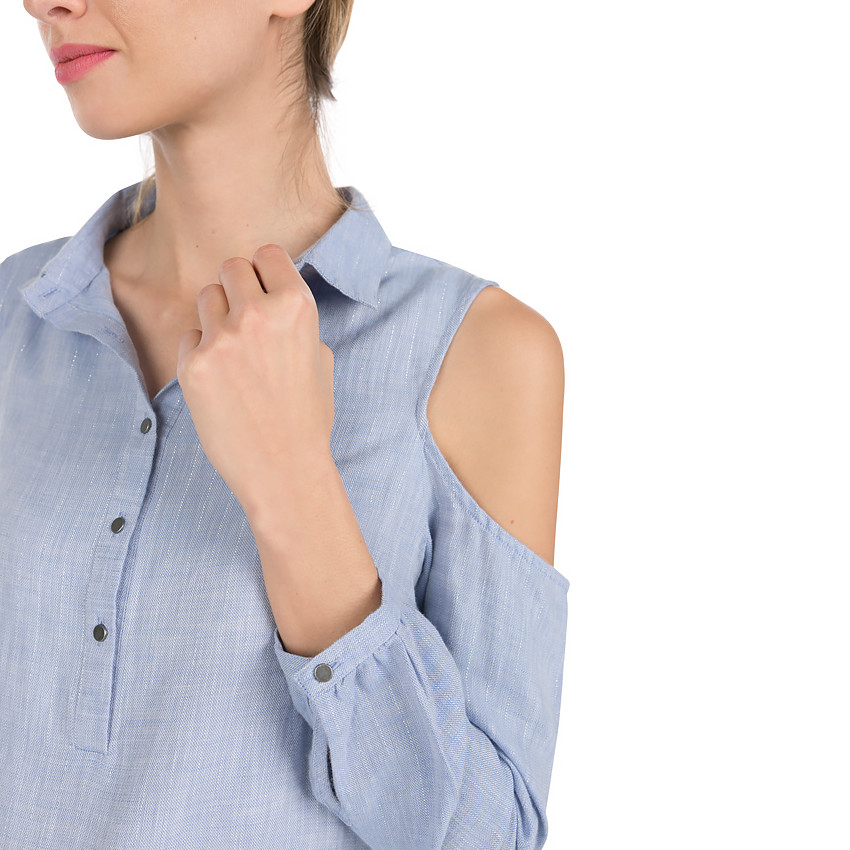 Tunique de grossesse à épaules ajourées 