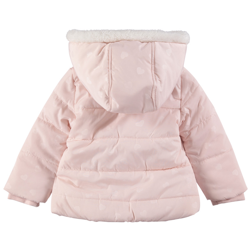 Doudoune matelassée doublée sherpa avec capuche amovible 