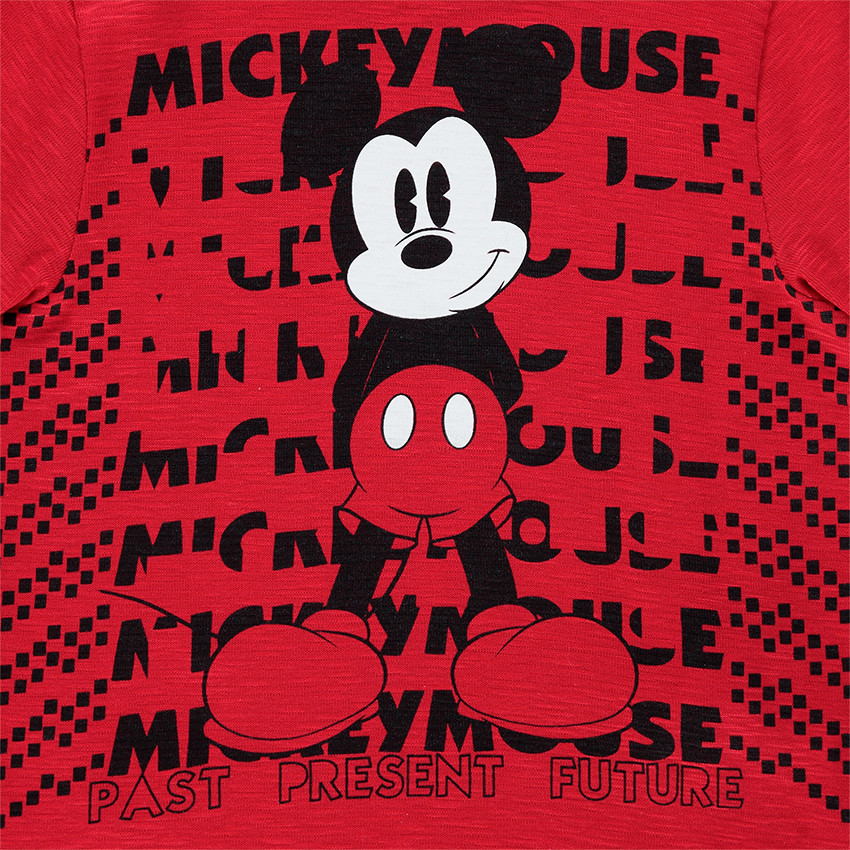Tee-shirt manches courtes en jersey print Mickey Disney 