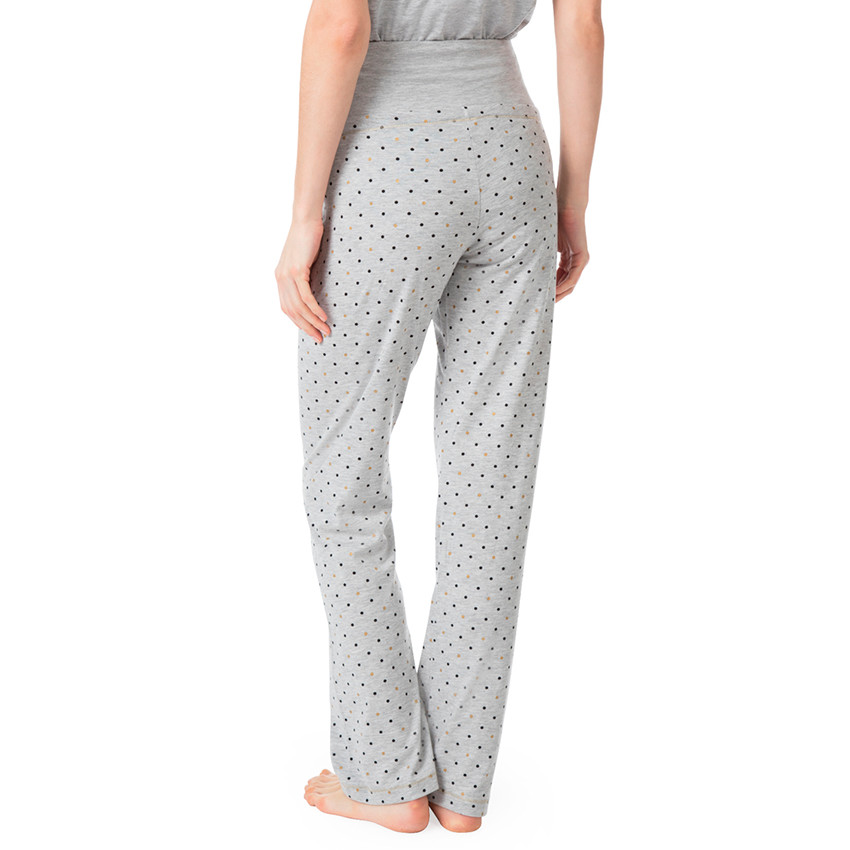 Pantalon homewear de grossesse imprimé all-over 