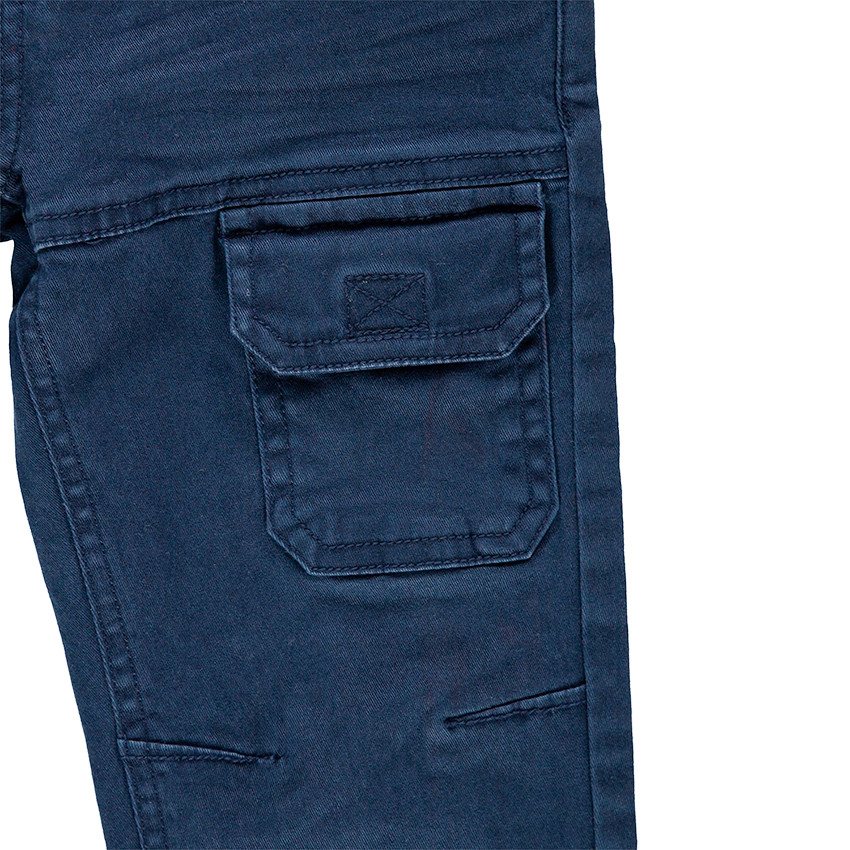 Pantalon surteint avec poches et chevilles élastiquées 