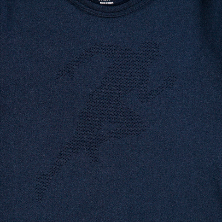 Tee-shirt manches longues en jersey avec bandes appliquées 