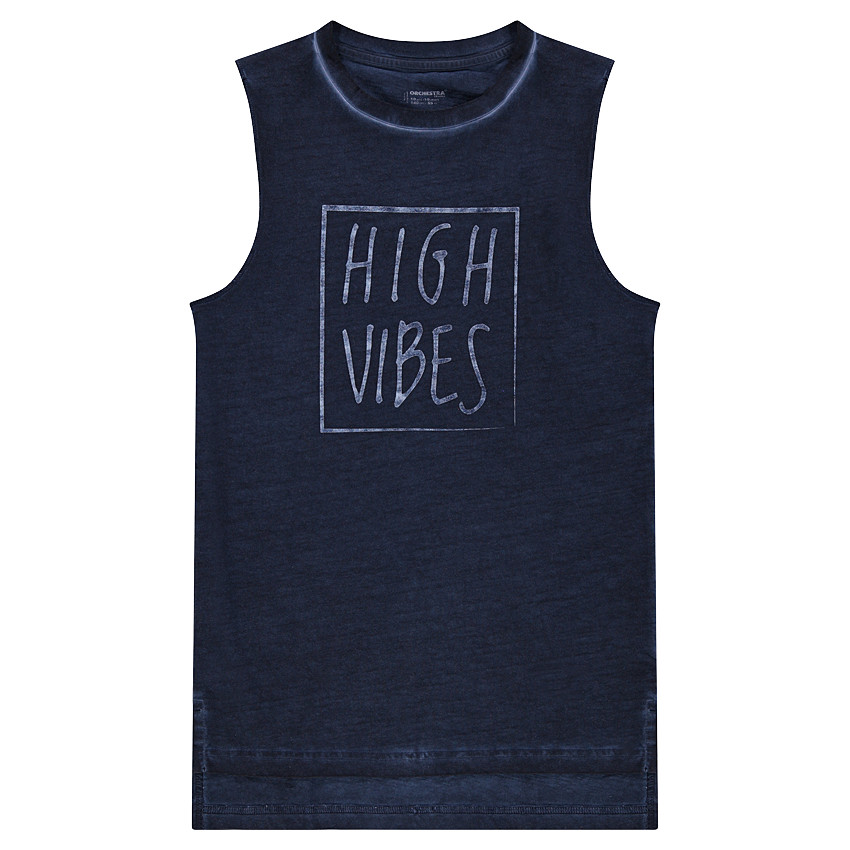 Junior - Débardeur en jersey surteint avec texte printé 