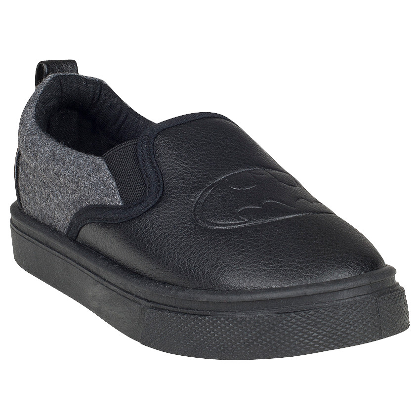 Baskets basses bi-matière DC Comics avec logo Batman 