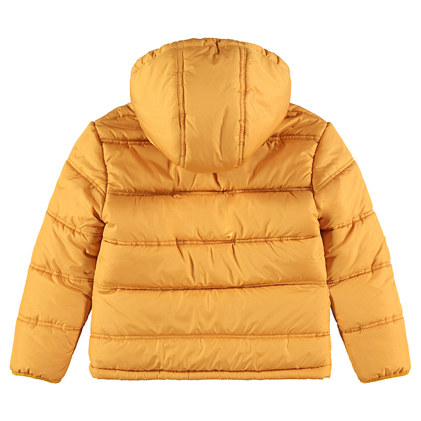 Junior - Doudoune matelassée à capuche avec doublure en micropolaire 