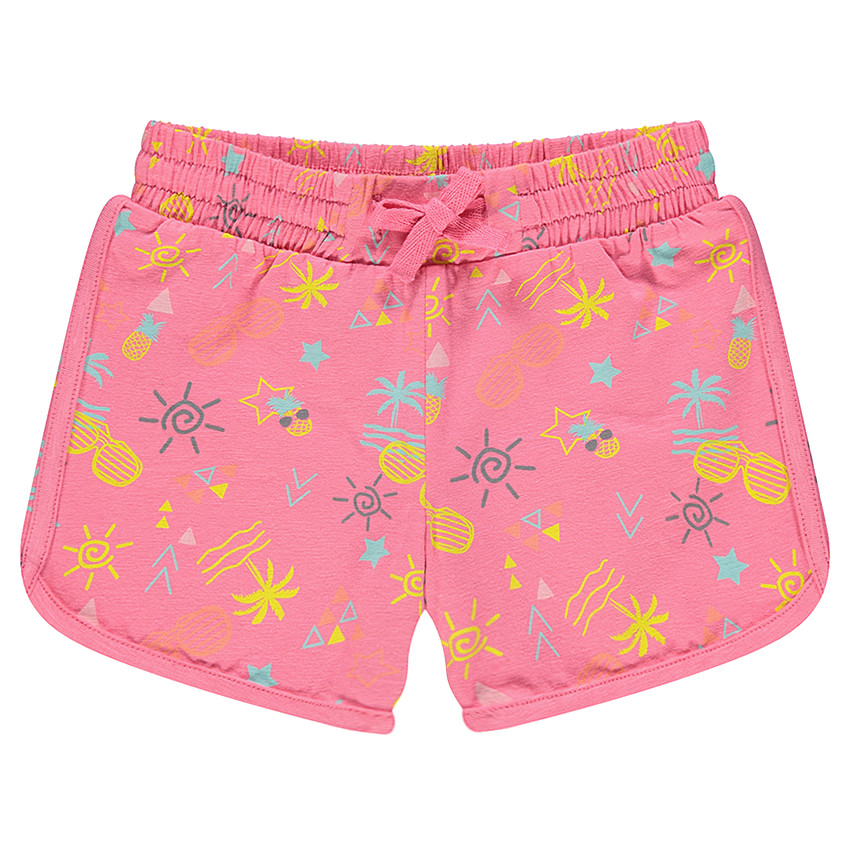 Short en jersey avec imprimé fantaisie all-over 