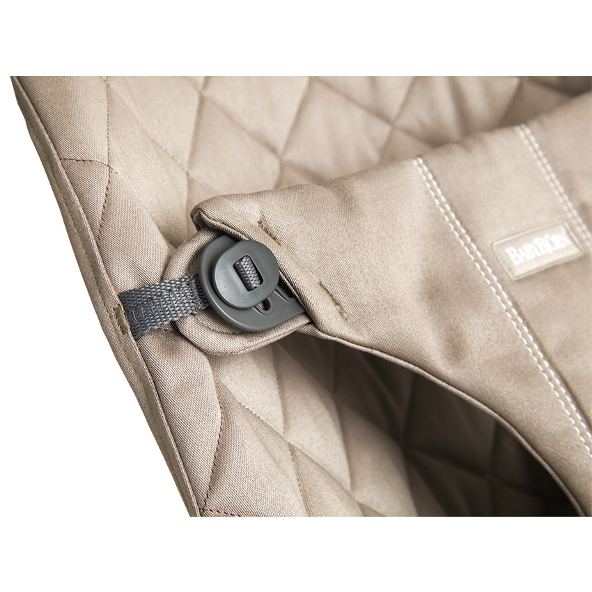 Housse en coton pour transat Bliss - Gris sable 