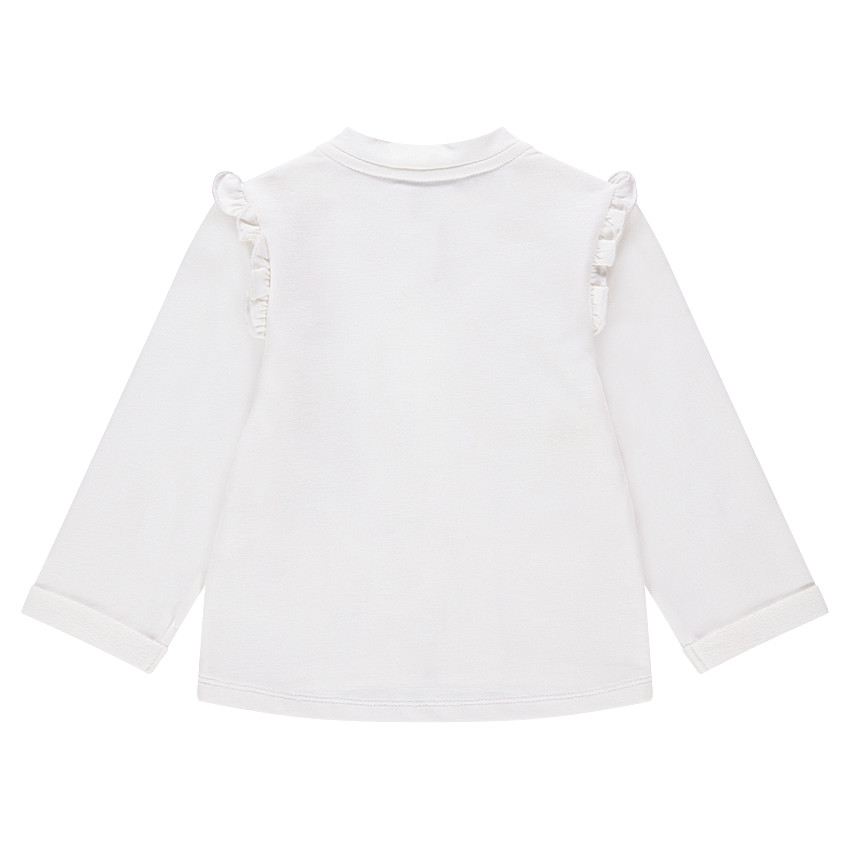 Gilet en molleton avec volants 