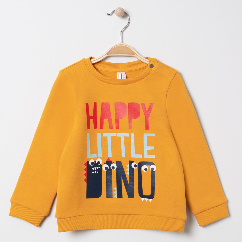 Sweat en molleton à message printé 