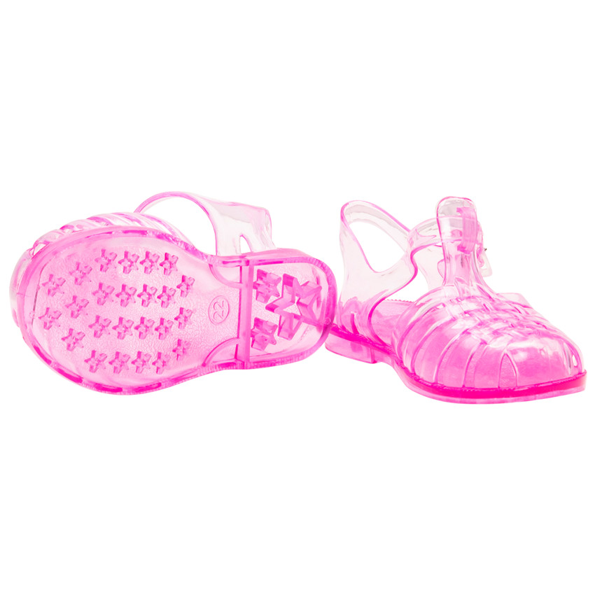 Chaussures de plage transparentes roses du 20 au 23 