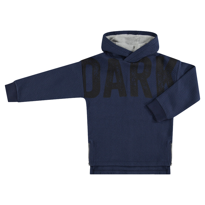 Junior - Sweat à capuche en molleton fantaisie avec texte printé 