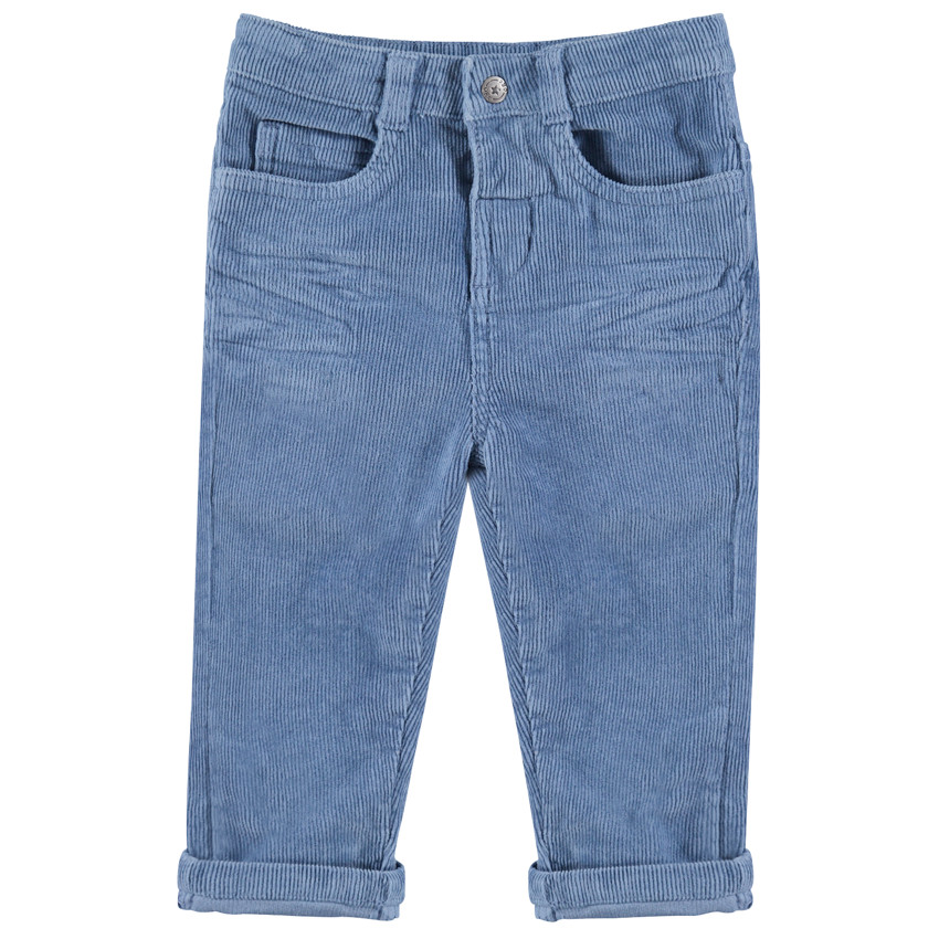 Pantalon en velours milleraies à poches 