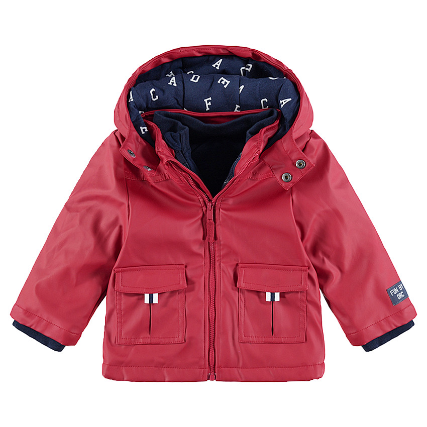 Parka en gomme effet 2 en 1 avec gilet intérieur en molleton 