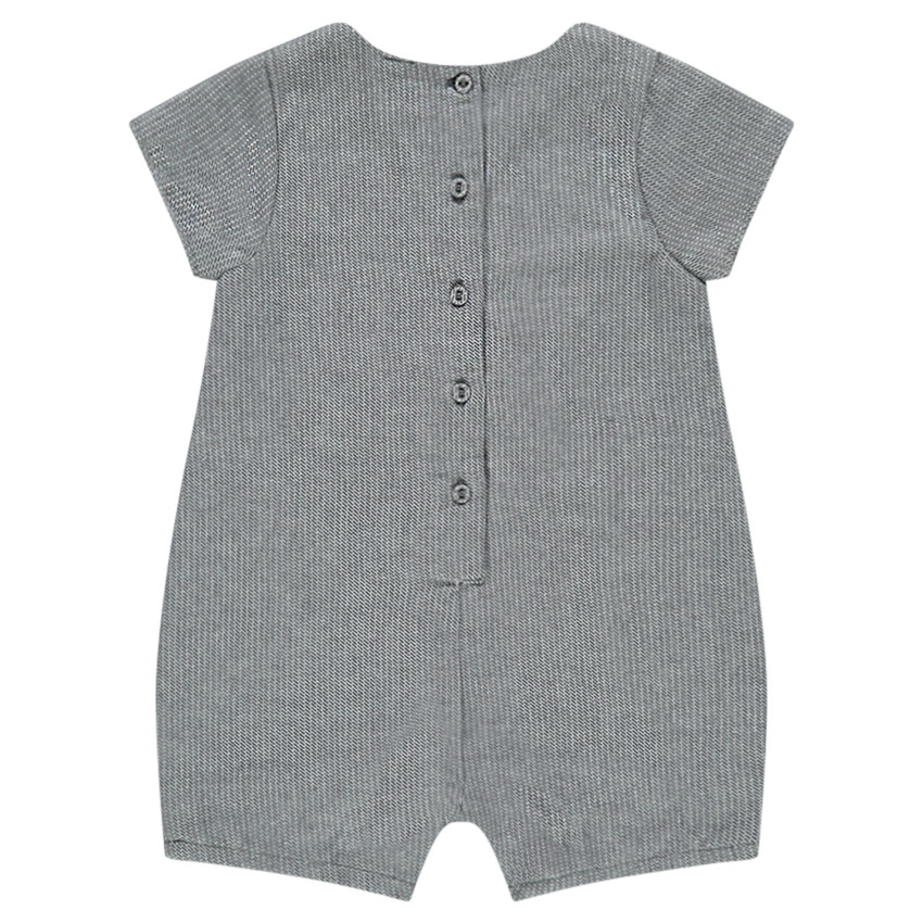 Combinaison courte avec noeud plaqué 