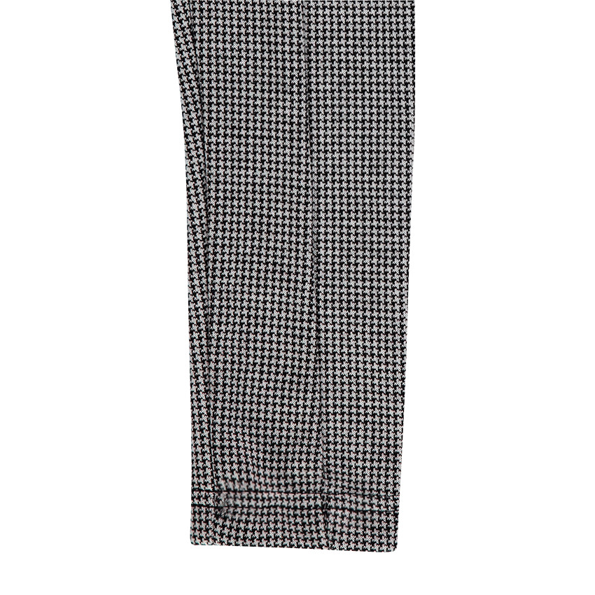 Legging en milano avec motif pied de poule 