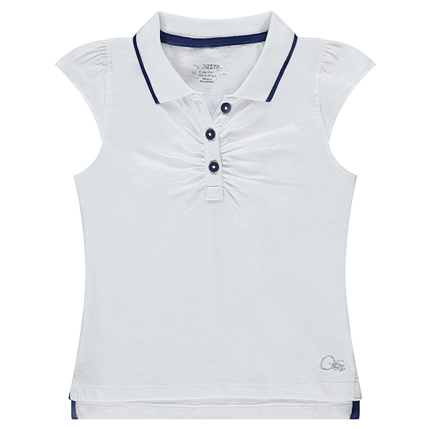 Polo manches courtes en jersey avec logo brodé 