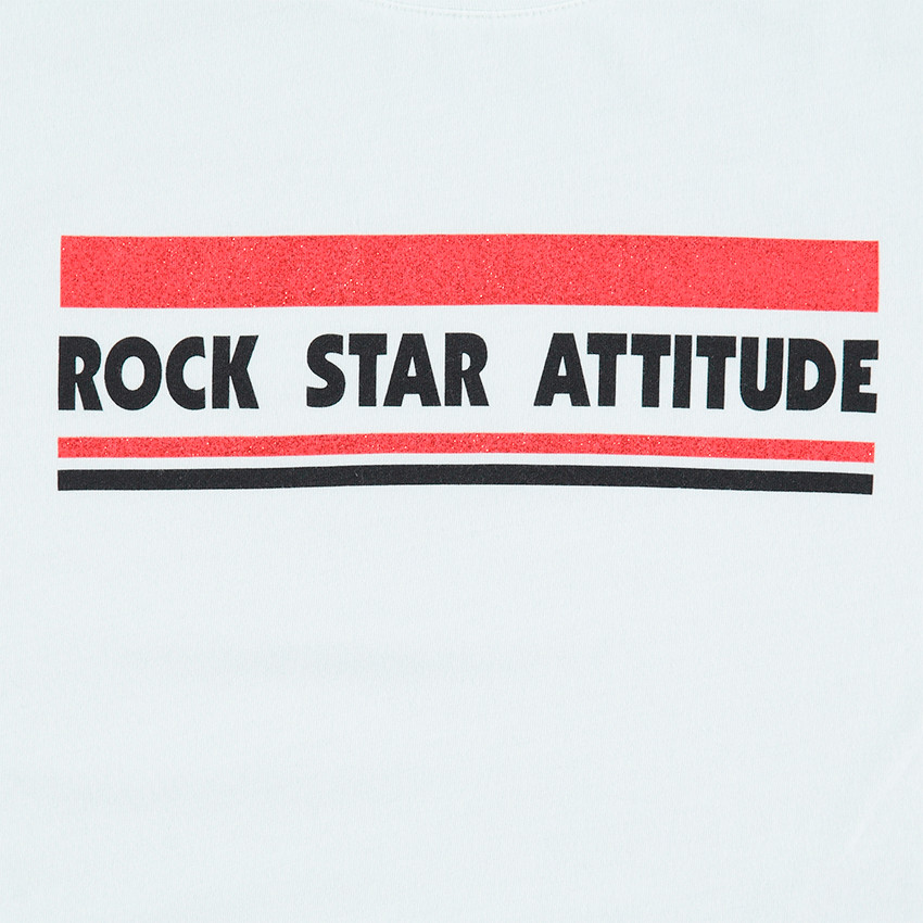 Junior - Tee-shirt manches longues en jersey avec message printé 