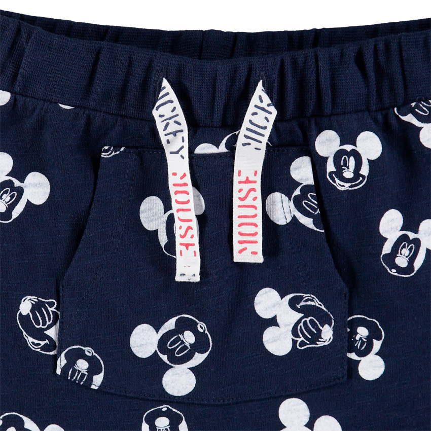 Ensemble t-shirt et short en coton bio print Mickey Disney 