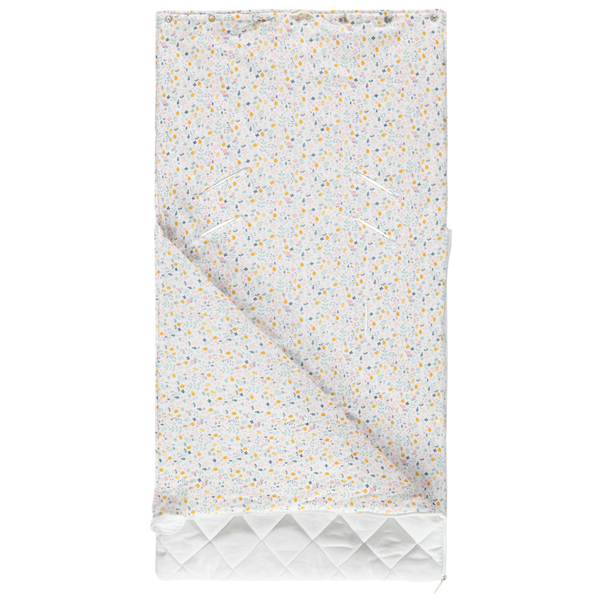 Nid d'ange avec renard printé et doublure imprimée 