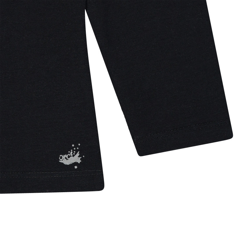 Lot de 2 tee-shirts manches longues uni/imprimé 