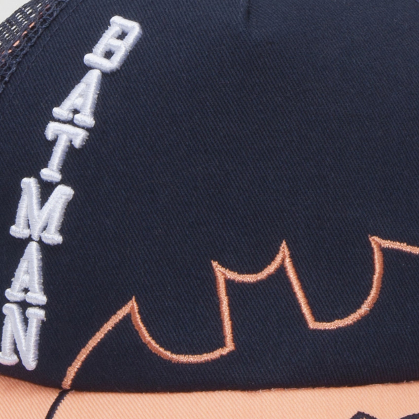 Casquette en twill bicolore avec logo Warner Batman 