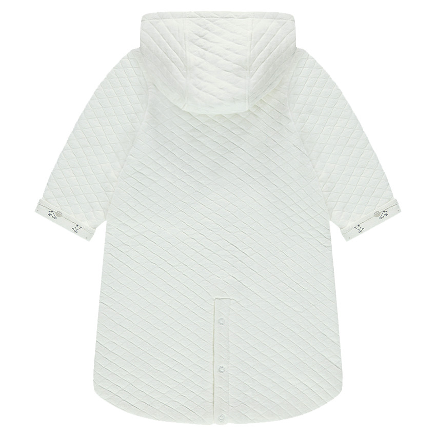 Pilote à capuche en jersey avec doublure imprimée 