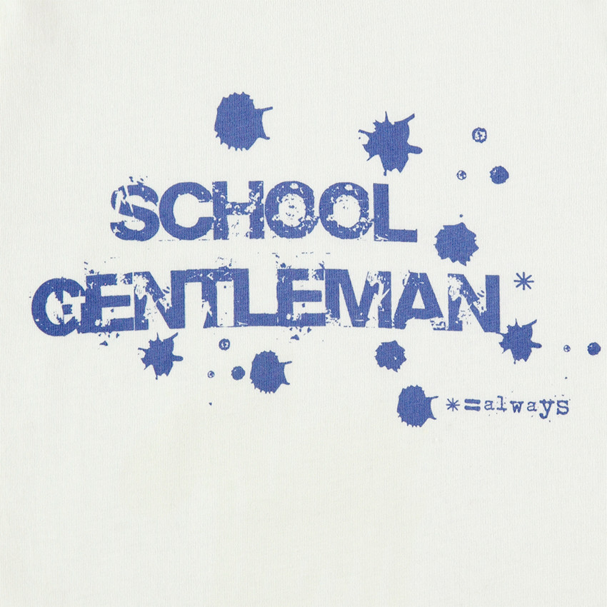 Tee-shirt manches longues en jersey avec message printé 