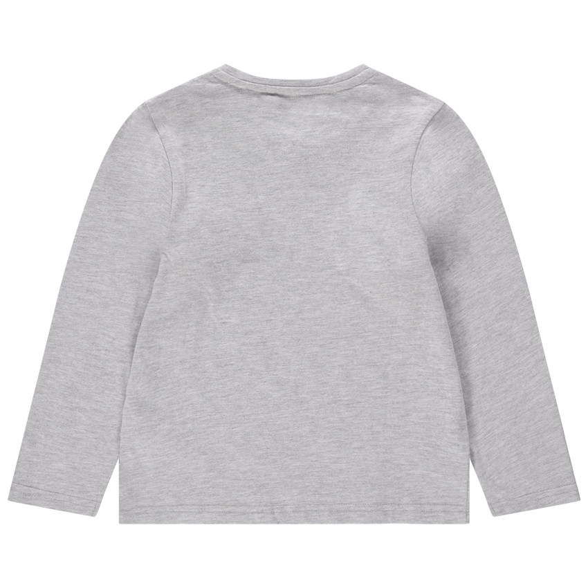 T-shirt manches longues en jersey avec logo brodé 