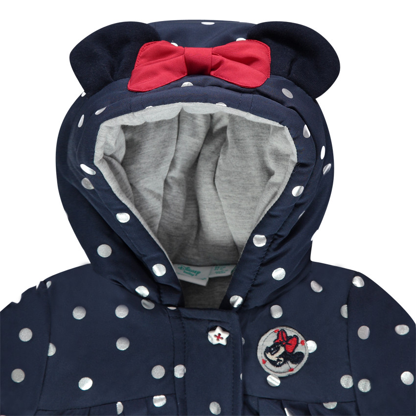 Parka à pois argentés all-over Disney Minnie  