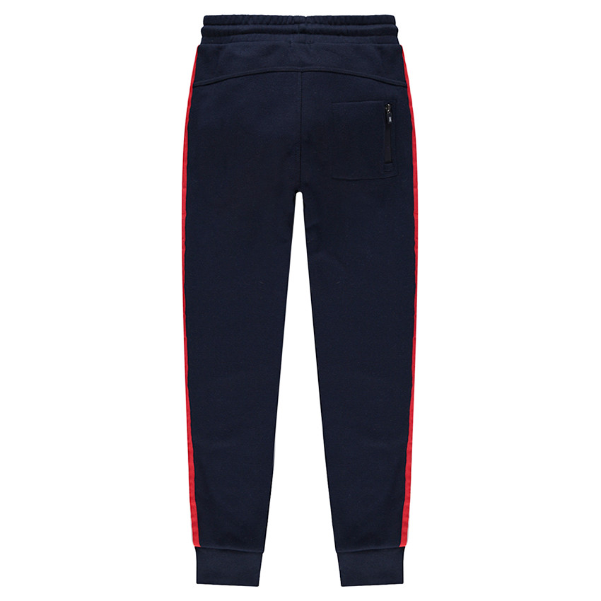 Junior - Pantalon de jogging en molleton avec bandes contrastées 