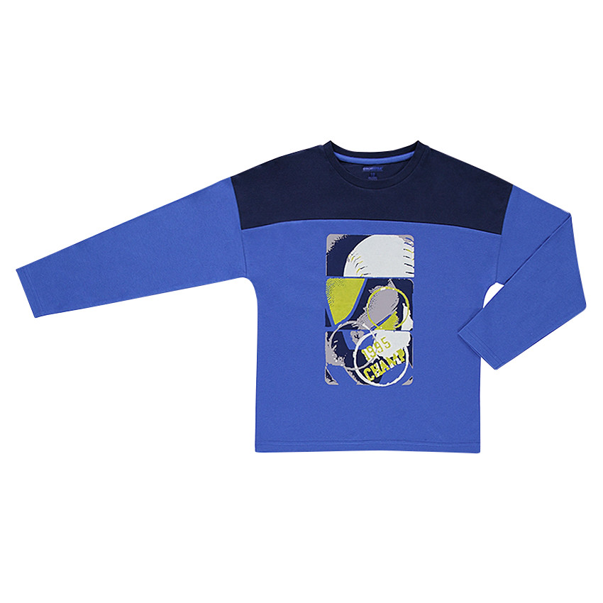 Junior - Tee-shirt manches longues avec texte printé au dos 