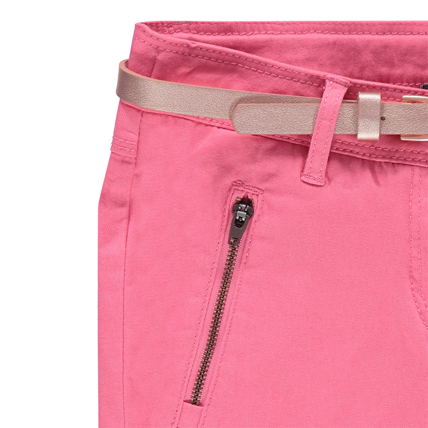 Junior - Pantalon 7/8ème en twill avec ceinture amovible 