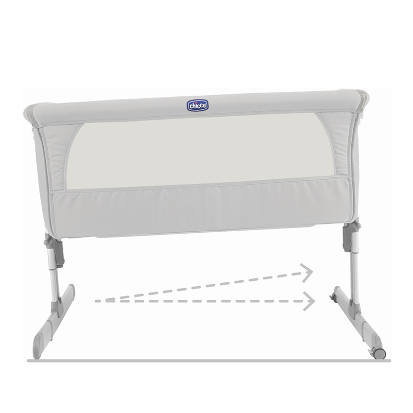 Berceau Next2Me - Dove Grey 