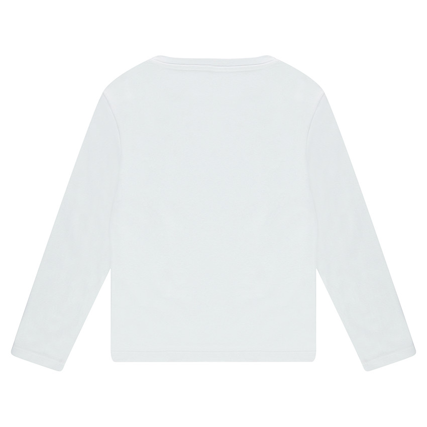 Junior - Tee-shirt manches longues en jersey avec print fantaisie sur le devant 