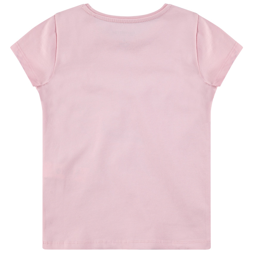 Tee-shirt manches courtes en jersey avec motif fantaisie en relief 