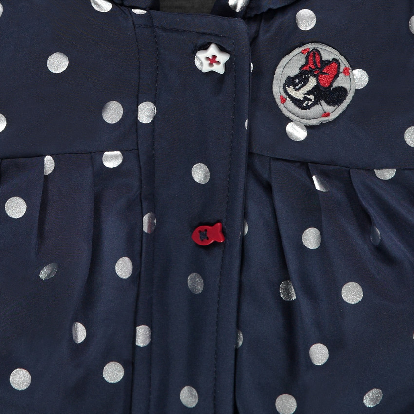 Parka à pois argentés all-over Disney Minnie  