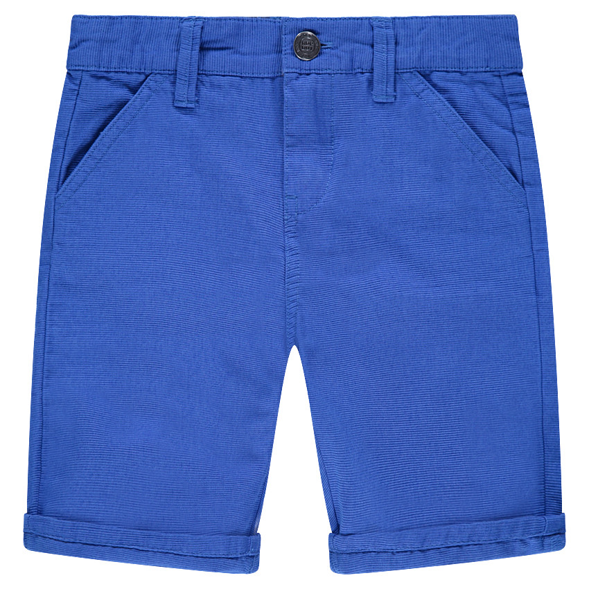 Bermuda en coton fantaisie à poches 