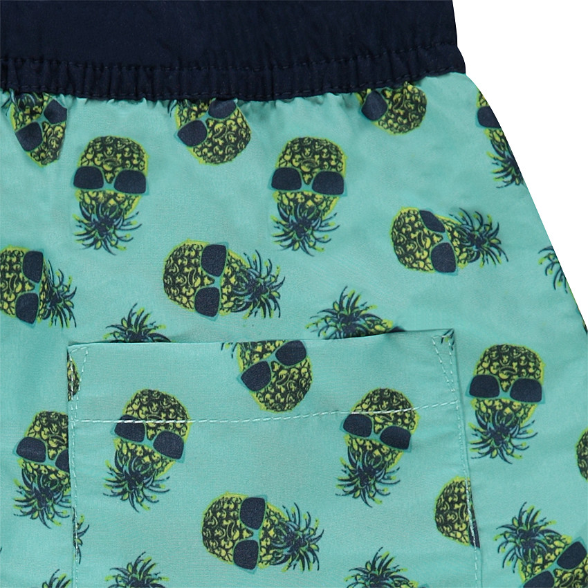 Boxer de bain avec ananas all-over 