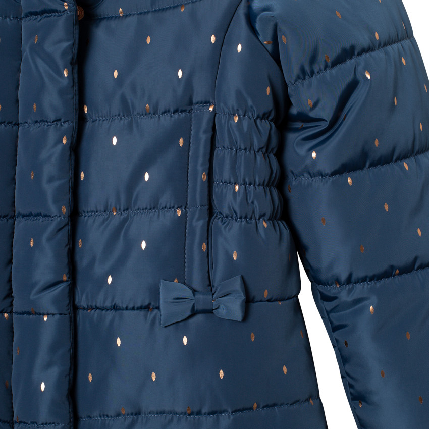 Parka matelassée doublée sherpa à capuche amovible 